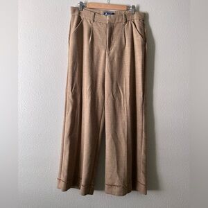 Democracy Women’s Wide-Leg Trousers in Camel - size 12